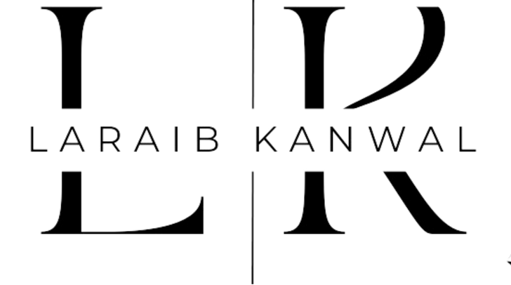 LK monogram logo of Advocate Laraib Kanwal
